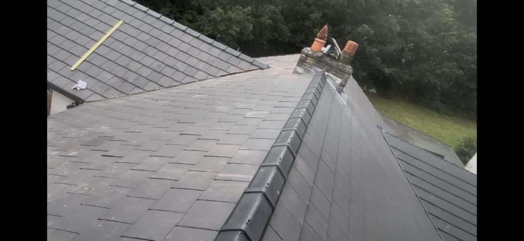 Recent domestic reroof project by Cooper Roofcraft