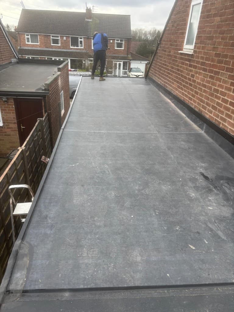 Domestic flat roof project by Cooper Roofcraft in Greater Manchester